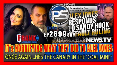 EP 2699-8AM HORRIFYING! ALEX JONES IS ONCE AGAIN THE "CANARY IN THE COAL-MINE"