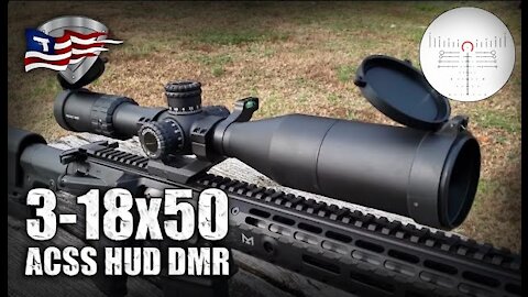 Primary Arms 3-18x50 ACSS HUD DMR Scope