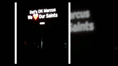 Saints Fans Create Billboard For Support Of Marcus Williams After He Allowed Game-Winning Catch