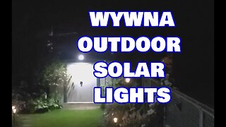 Perfect for my shed- WYWNA Mi150 Solar Outdoor Motion Sensor Flood Light