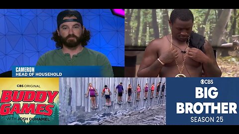 #BB25 CAMERON Chaos Week, Default Comp Winner JARED, BUDDY GAMES Crap + WALL COMP HOH Is Coming