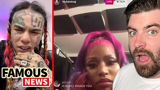 6ix9ine Goes Live With Nicki Calls Out Desiree Perez, Other Rappers, Drops Trollz | Famous News