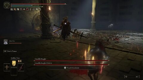 ELDEN RING Crucible Knight Duo to Boss Fight