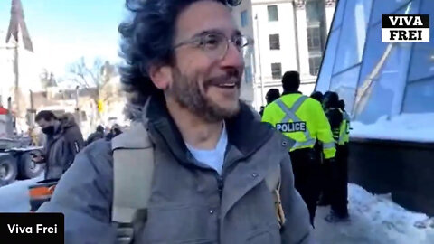 Viva Frei Debates Ottawa Honkening Protests with Resident