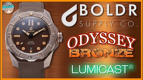 Best Microbrand There Is! | BOLDR Odyssey Bronze Lumicast® 500m Automatic Unbox & Review
