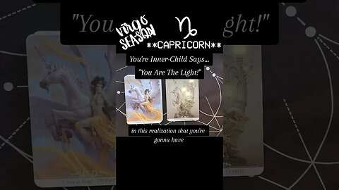 ♑ CAPRICORN'S "You Got Dat Soul Glow!" #capricorn #innerchild #tarot #shorts