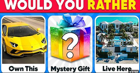WOULD YOU RATHER....?? Mystery gift edition ! 🎁📦🎁📦