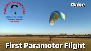 Another first flight – first Paramotor solo at Paramotor Arkansas flight school