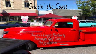 'Cruisin the Coast', America's Largest Block party, Mississippi Gulf Coast, Oct 3-10, 2021