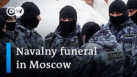 Navalny funeral heavily guarded by Russian security forces