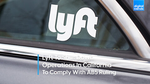 Lyft is shutting down in California