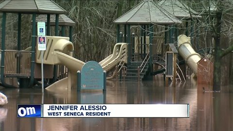 West Seneca latest on ice jam flooding