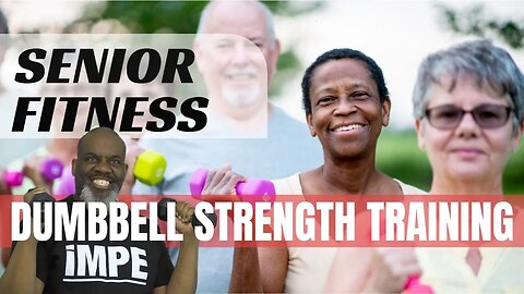 Get Fit and Strong Senior Fitness Dumbbell Strength Training Exercise Workout | 30 Minutes!