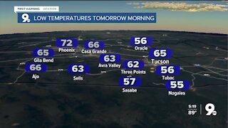 Temperatures climb as we head into the weekend