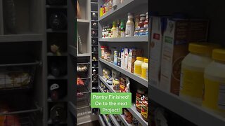 DIY pantry organized