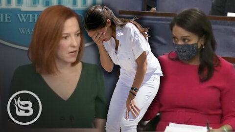 Press Sec. SHOCKED When Reporter Reads AOC's Tweets Condemning Biden's Kids in Cages