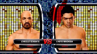 UFC Undisputed 3 Gameplay Lyoto Machida vs Cyrille Diabate (Pride)