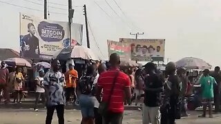 We are hungry,” Residents say, as they protest over scarcity of new Naira notes in Warri, Delta