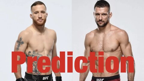 Mateusz Gamrot Vs Justin Gaethje Future Prediction