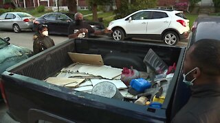 Baltimore couple furious over abandoned truck sitting in front of their house for months