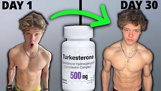 30 Day Natural STEROID Transformation (Turkesterone Results)