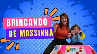 Massinha!! Vamos brincar com as letras em massinha? Aprendendo a ler brincando!