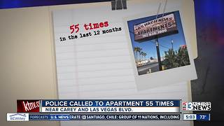 Police called to North Las Vegas apartment 55 times in 12 months