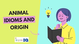 Animal Idioms with Their Origin | Everyday English Vocabulary | IdiomIQ