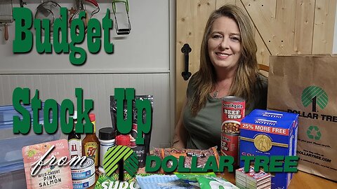 $25 Budget Prepper Pantry Stock Up from Dollar Tree