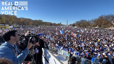 Massive crowd in Washington DC #MarchForIsrael!