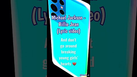 Michael Jackson - Billie Jean (Lyrics) #shorts