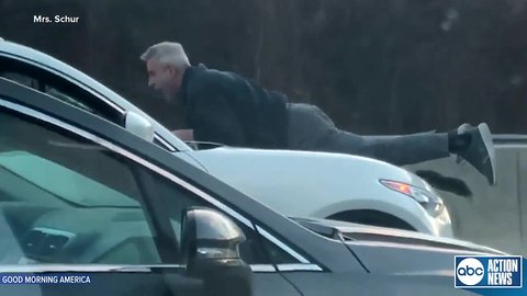 65-year-old man clings to hood of SUV for 3 miles in wild Massachusetts road rage incident | Good Morning America