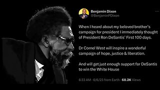 Dr Cornel West 3rd Party Run Has Liberals, Corporate Media & Vote Blue No Matter Who Have A Meltdown