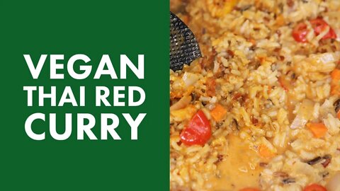 Thai Red Curry Recipe | Vegan Friendly & Dairy Free