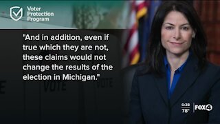 Michigan AG responds to Trump lawsuit