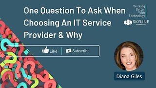 A Surprising Question You Need to Ask a Potential IT Service Provider