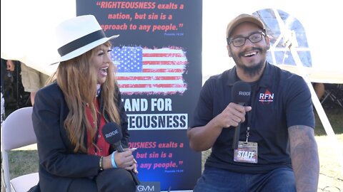 Pastor Sam Beato Interview at Reawaken America Tour in Batavia/Rochester, NY 8/12/22 Day 1