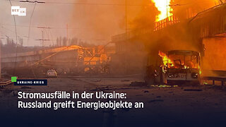 Stromausfälle in der Ukraine: Russland greift Energieobjekte an