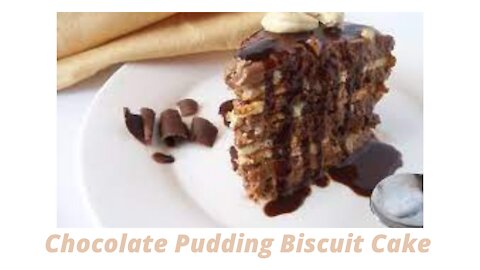 Food Hacks: Chocolate Pudding Biscuit Cake Recipe