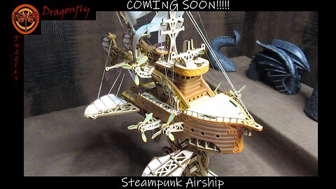Steampunk Airship 3D Wooden Puzzle