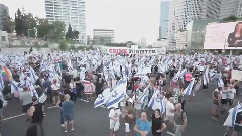 Israelis in Tel Aviv rally against judicial reforms ahead of Knesset vote