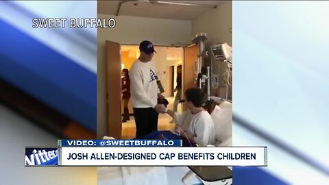 You can buy a hat designed by Josh Allen to support the children's hospital