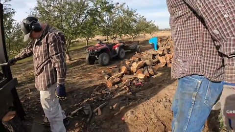 Splitting Hauling ATVING and Working. Check this out.