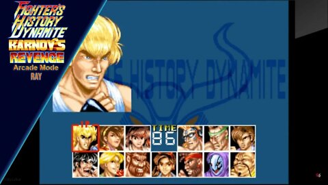 Fighter's History Dynamite (Karnov's Revenge) - Arcade Mode - Ray