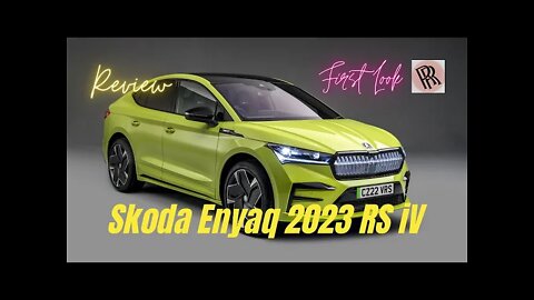 Skoda Enyaq 2023 RS iV | high-performance