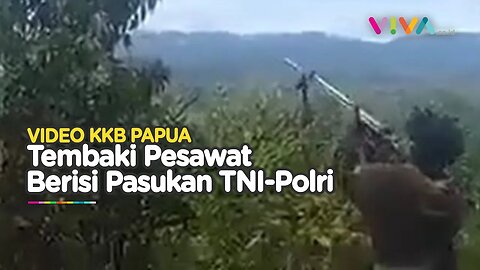 APES! KKB Rekam Kegagalan Sendiri, Pesawat Berisi TNI-Polri Berhasil Lolos