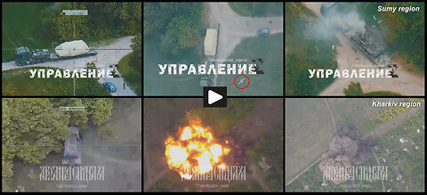 Russian Lancet UAV burns 2S6 Tunguska Anti-Aircraft gun and Grad BM-21 MLRS