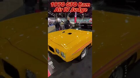 Extremely Rare 1970 Pontiac GTO Judge Ram Air IV 455 Convertible! #shorts