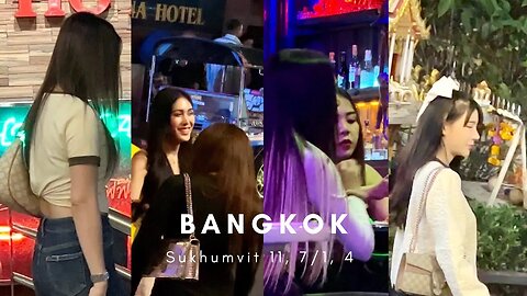 Bangkok Thailand Nightlife Scenes Sukhumvit Soi 7/1, 11 and 4 [4k] December 2022 #bangkok #thailand