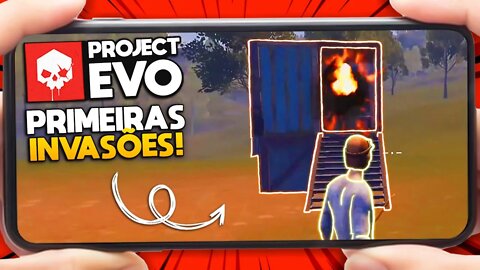 PROJECT EVO 💥 FAZENDO NOSSOS PRIMEIROS RAIDS SOLO ( BETA ) RUST MOBILE